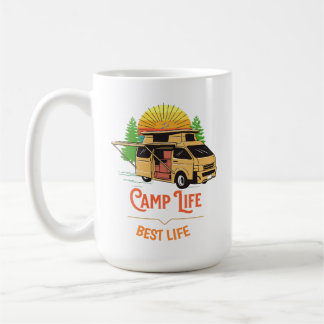 Customisable Camp Life Best Life Camper Coffee Mug