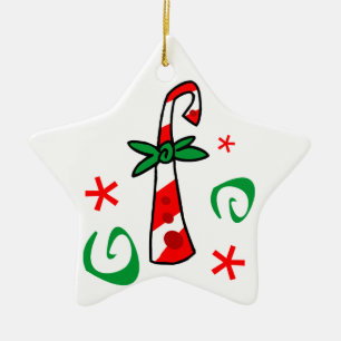 Customisable Candy Cane Keepsake Ornament