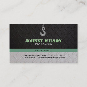 Customisable Car Repossesions Business Cards