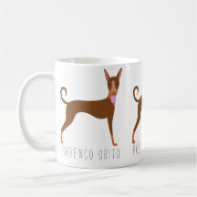 Customisable Cartoon Podenco Orito Dog
