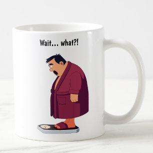 Customisable Cartoon Weight Scale Coffee Mug
