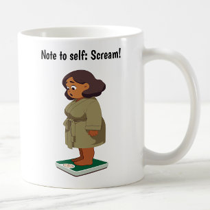 Customisable Cartoon Weight Scale Coffee Mug
