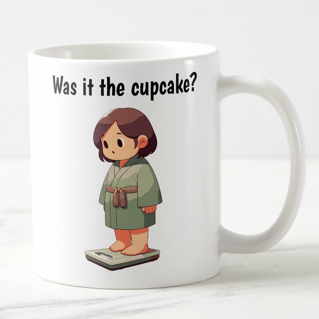 Customisable Cartoon Weight Scale  Coffee Mug (Creator Uploaded)