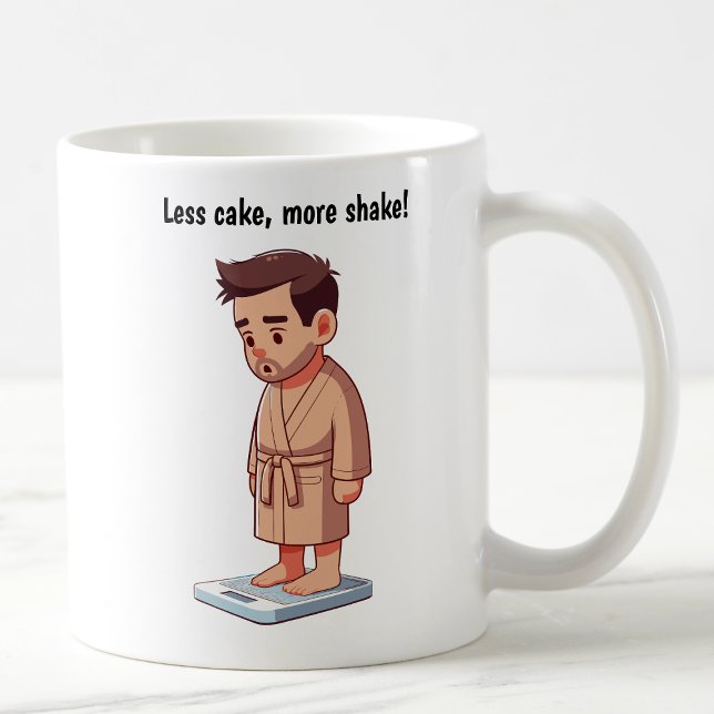 Customisable Cartoon Weight Scale  Coffee Mug (Creator Uploaded)