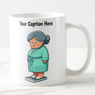Customisable Cartoon Weight Scale Coffee Mug
