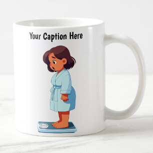 Customisable Cartoon Weight Scale Coffee Mug