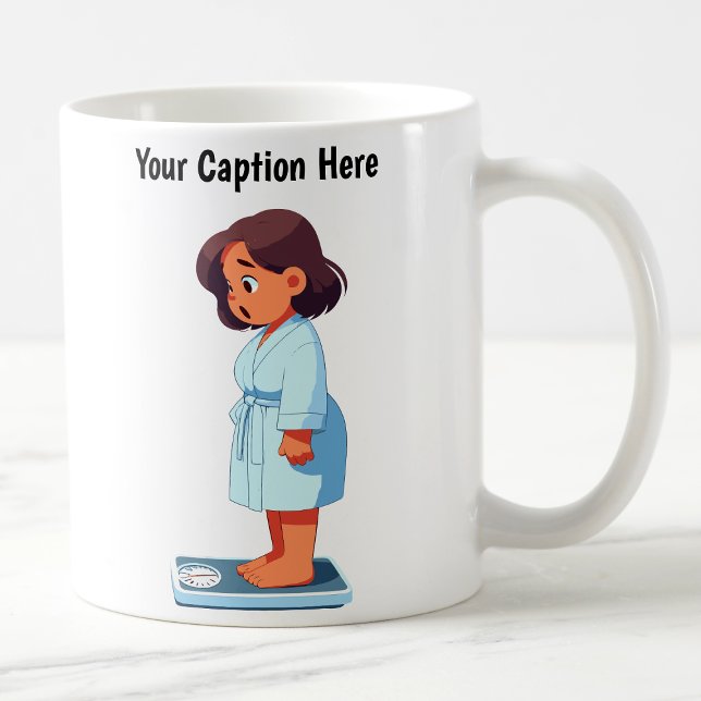 Customisable Cartoon Weight Scale  Coffee Mug (Creator Uploaded)