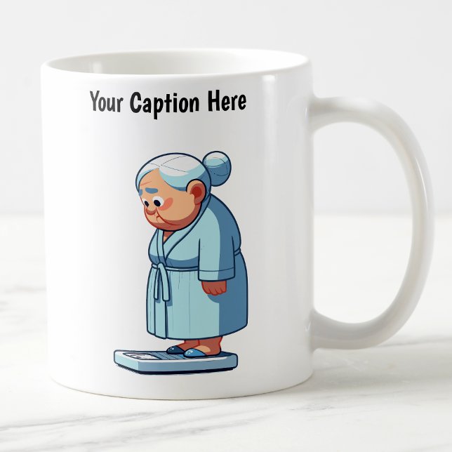 Customisable Cartoon Weight Scale  Coffee Mug (Creator Uploaded)