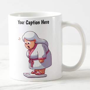 Customisable Cartoon Weight Scale Coffee Mug