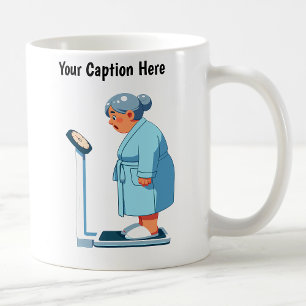 Customisable Cartoon Weight Scale Coffee Mug