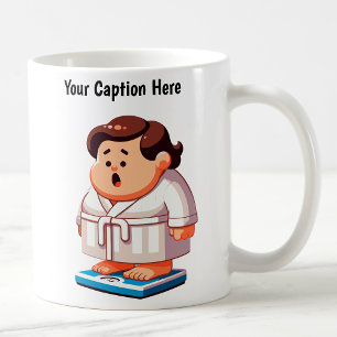 Customisable Cartoon Weight Scale Coffee Mug