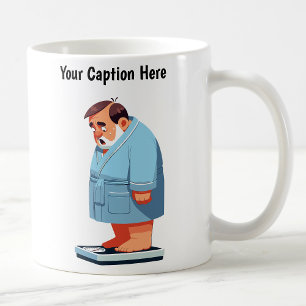 Customisable Cartoon Weight Scale Coffee Mug