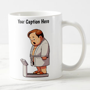 Customisable Cartoon Weight Scale Coffee Mug