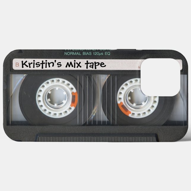 Customisable Cassette Mix Tape Case-Mate iPhone Ca Case (Back (Horizontal))