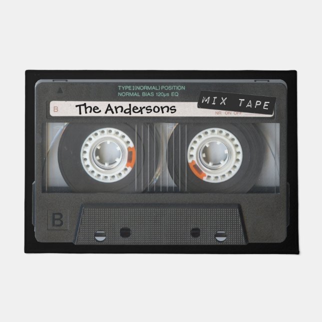 Customisable Cassette Tape Doormat (Front)