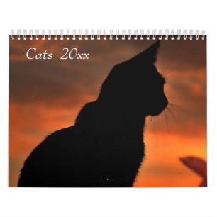 Customisable  Cats Calendar