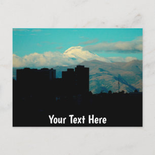 Customisable Cayambe volcano, Quito, Ecuador Postcard