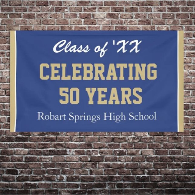 Customisable! Celebrate any year reunion banner (Creator Uploaded)