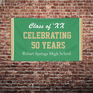 Customisable! Celebrate any year reunion banner