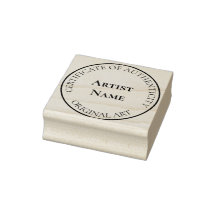 Customisable Certificate of Authenticity Stamp
