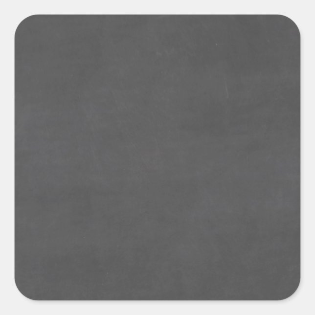 Customisable Chalkboard Background Square Sticker (Front)