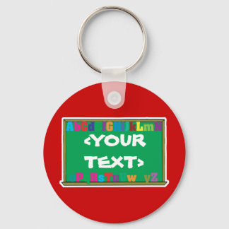 Customisable Chalkboard, <YOURTEXT> Key Ring