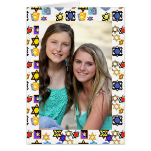 Customisable Chanukah Greeting Cards - Gifts