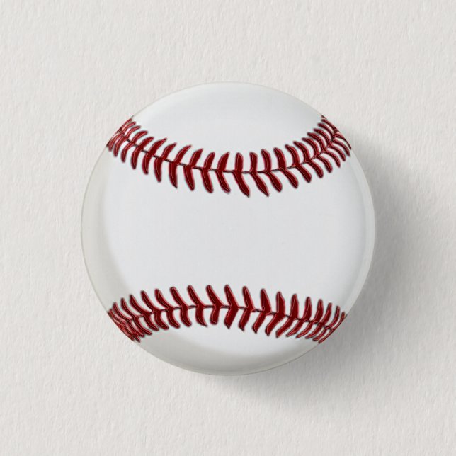 Customisable Cheap Baseball Baby Shower Favours 3 Cm Round Badge (Front)