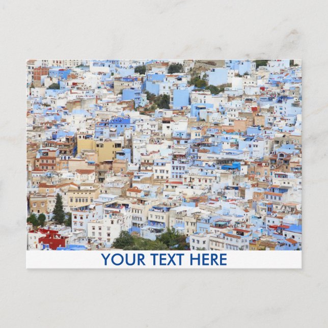 Customisable Chefchaouen, Morocco Postcard (Front)