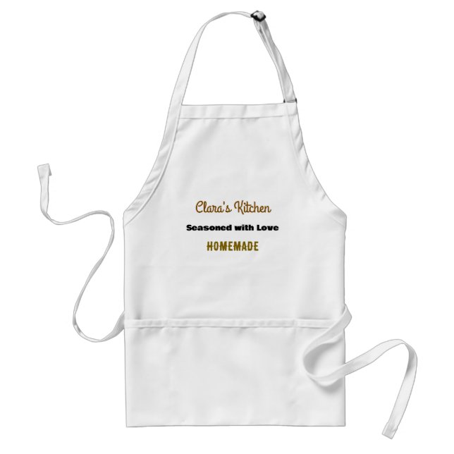 Customisable Chef's Apron – Made with Love (Front)
