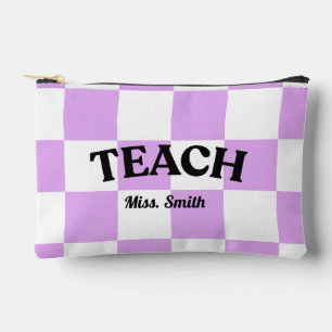 Customisable Chequered Teach Pouch