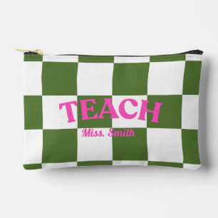 Customisable Chequered Teach Pouch