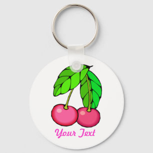 Customisable Cherry Keychain (WHITE)
