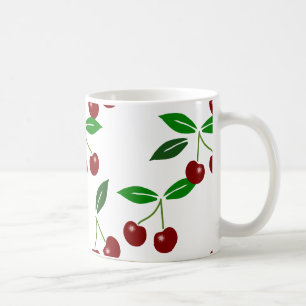 Customisable Cherry Seamless Pattern Coffee Mug