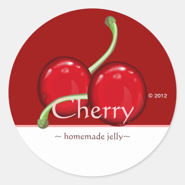 Customisable Cherry Stickers (Front)