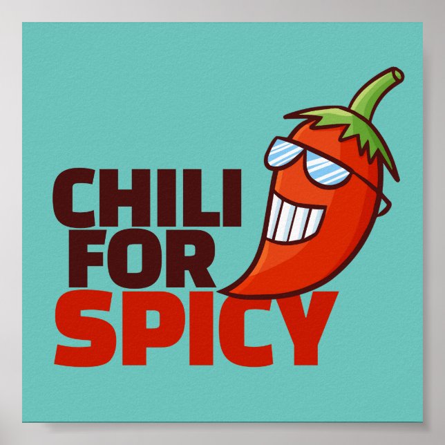 Customisable Chilli for Spicy Poster (Front)