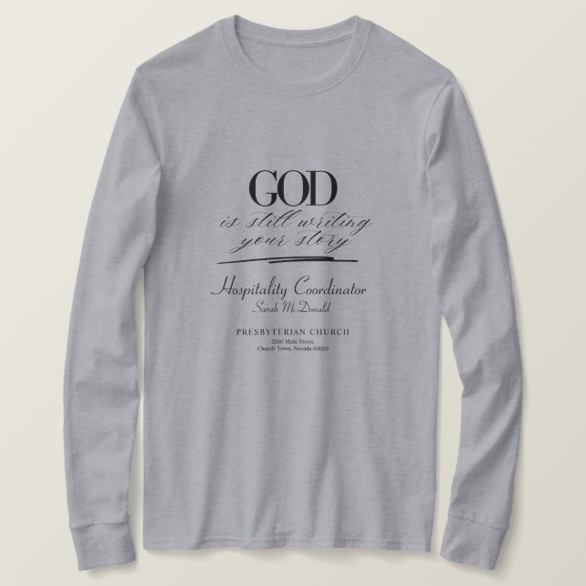 Customisable Christian Group T-Shirt (Design Front)