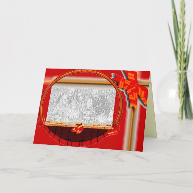 Customisable Christmas Frame Card (Front)
