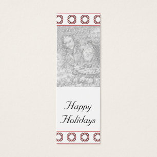 Customisable Christmas/Hanukkah Photo Bookmark