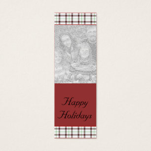 Customisable Christmas/Hanukkah Photo Bookmark