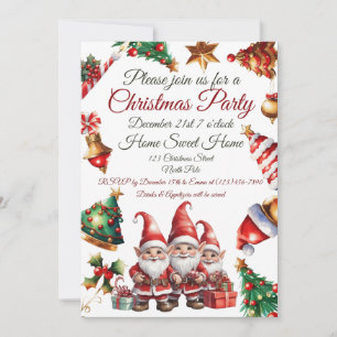 Customisable Christmas invite