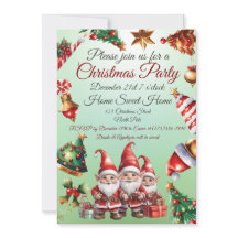 Customisable Christmas invite