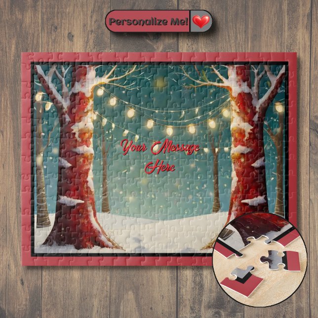 Customisable Christmas Jigsaw Puzzle (Customizable Christmas Jigsaw Puzzle)
