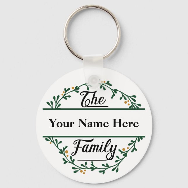 Customisable Christmas Keychain (Front)