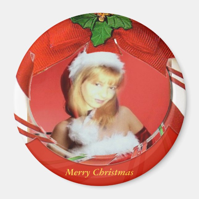 Customisable Christmas Magnet (Front)