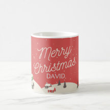 Customisable christmas mug