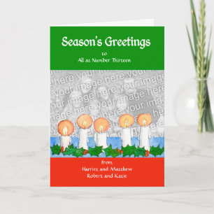 Customisable Christmas  Photo Card