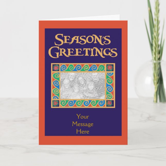 Customisable Christmas Photo Card (Front)