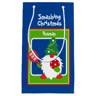Customisable 🎅Christmas pickleball Small Gift Bag
