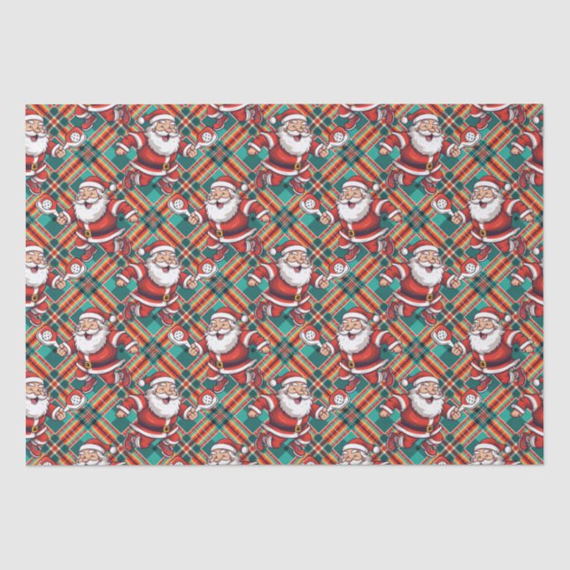 Customisable 🎅Christmas pickleball   Tissue Paper (Front)
